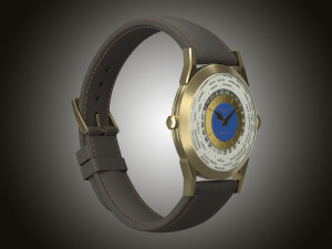 Patek Philippe Gobbi Milan Heures Universelles 2523 3D Model