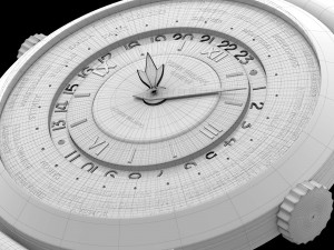 Patek Philippe Gobbi Milan Heures Universelles 2523 3D Model