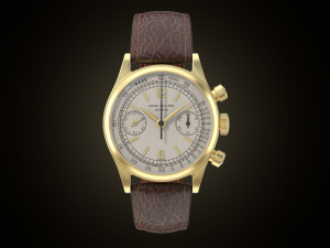 Patek Philippe Gold Chronograph 1527 3D-Modell