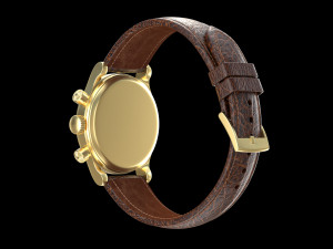 Patek Philippe Gold Chronograph 1527 3D-Modell