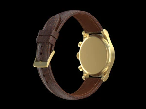Patek Philippe Gold Chronograph 1527 3D Model
