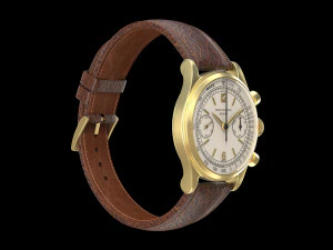Patek Philippe Gold Chronograph 1527 3D Model