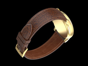 Patek Philippe Gold Chronograph 1527 3D-Modell