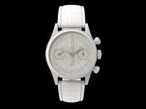 Patek Philippe Gold Chronograph 1527 3D-Modell