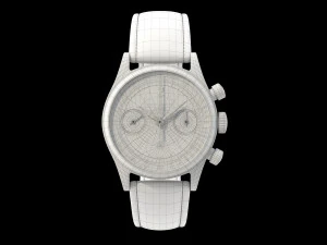 Patek Philippe Gold Chronograph 1527 3D Model