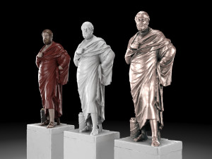 Sophocles statue collection Modèle 3D