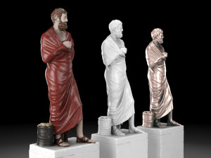 Sophocles statue collection Modèle 3D