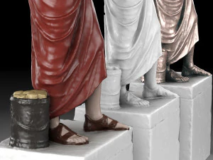 Sophocles statue collection 3D Model