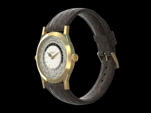 Patek Philippe Worldtimer Guilloche 3D Model