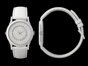 Patek Philippe Worldtimer Guilloche 3D Model