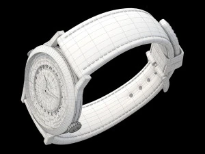 Patek Philippe Worldtimer Guilloche 3D Model