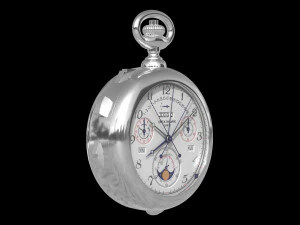 Patek Philippe White Gold Calibre 89 3D Model