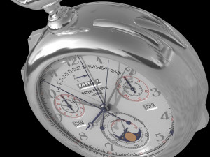 Patek Philippe White Gold Calibre 89 3D 模型