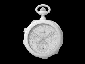 Patek Philippe White Gold Calibre 89 3D 模型