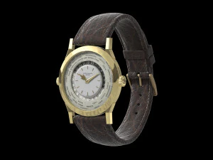 Patek Philippe Worldtimer Guilloche 3D Model
