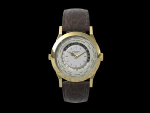 Patek Philippe Worldtimer Guilloche 3D Model
