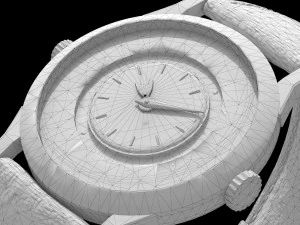 Patek Philippe Worldtimer Guilloche 3D Model