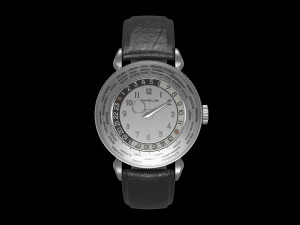 Patek Philippe Platinum World Time 1415 Modelo 3D