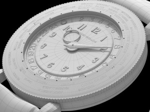 Patek Philippe Platinum World Time 1415 Modelo 3D