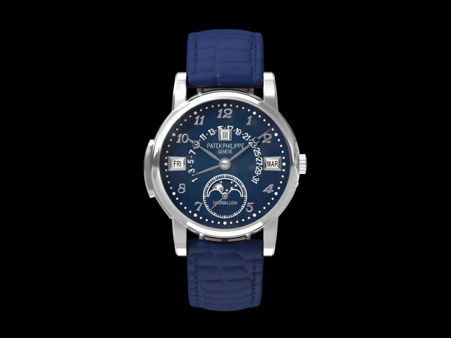 Patek Philippe Stainless Steel 5016A 3D Model in Clothing 3DExport