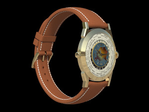 Patek Philippe Two Crown World time 2523 3D-Modell