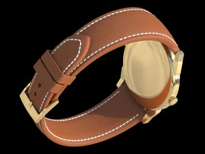 Patek Philippe Two Crown World time 2523 3D Model