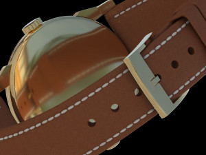 Patek Philippe Two Crown World time 2523 3D-Modell