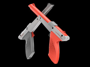 NES Zapper lowpoly Modello 3D