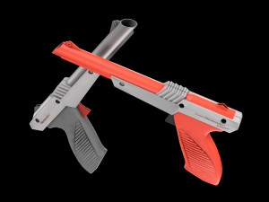 NES Zapper lowpoly Modello 3D
