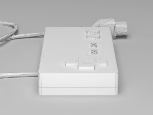 NES controller lowpoly 3D मॉडल
