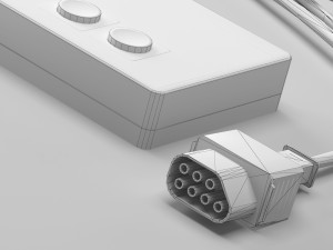 NES controller lowpoly 3D मॉडल