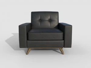 Kursi berlengan 20 Model 3D