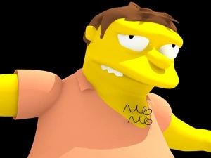 barney gumble rigged 3D Model