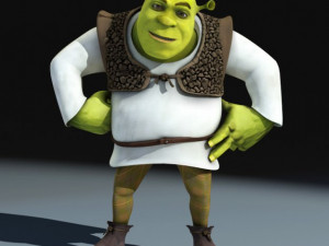 Shrek rigged 10 3D Модель