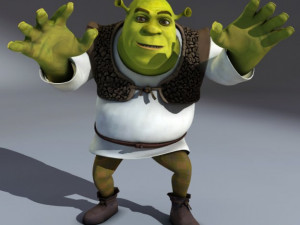 Shrek rigged 10 3D Модель
