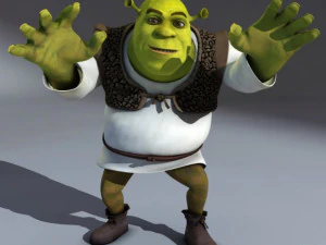 Shrek ha truccato 10 Modello 3D