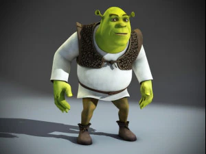 Shrek ha truccato 10 Modello 3D
