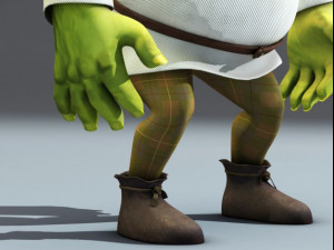 Shrek rigged 10 3D Модель