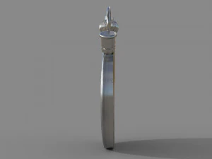 Watch mechanism 7 lowpoly 3D Model