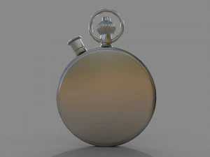 Watch mechanism 7 lowpoly 3D Model