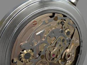 Watch mechanism 7 lowpoly 3D Model