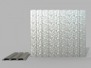 Corrugated galvanized sheets 1 3D Model