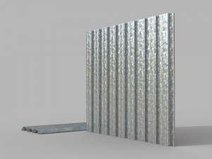 Corrugated galvanized sheets 1 Modelo 3D