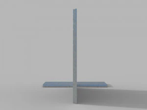 Corrugated galvanized sheets 1 3D Model