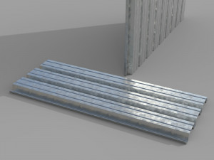 Corrugated galvanized sheets 1 Modelo 3D