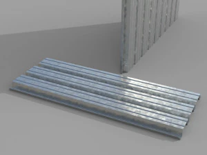 Corrugated galvanized sheets 1 3D Model
