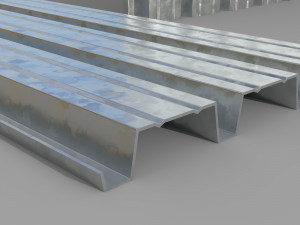 Corrugated galvanized sheets 1 Modelo 3D