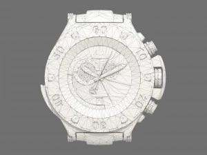 Watch mechanism 9 Low-poly 3D Model