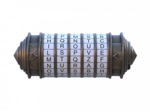 Cryptex low-poly 3D Model