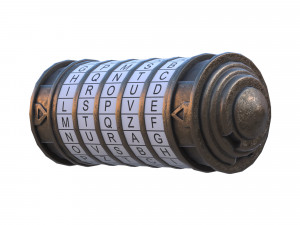 Cryptex low-poly 3D Model